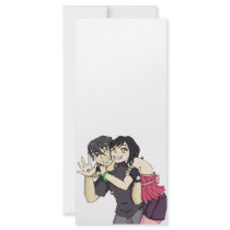 Wakaba and Arai Rack Card Design