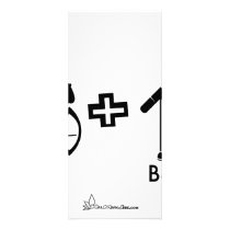 Wake and bake (Black) rack cards by houroc Wake and bake (Black) rack cards