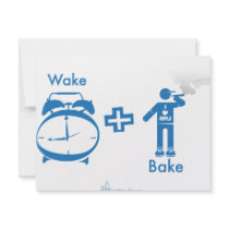 Wake and bake (blue) invitations by houroc Wake and bake (blue) invitations