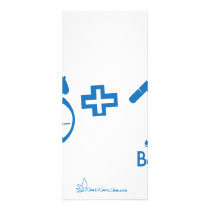 Wake and bake (blue) rack cards by houroc Wake and bake (blue) rack cards