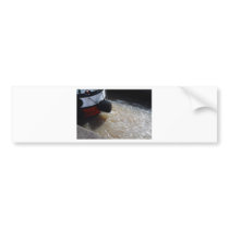 Wake From A Canal Boat Bumper Stickers