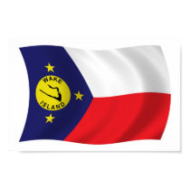 Wake Island Flag Poster Print