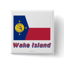 Wake Island Flag with Name buttons
