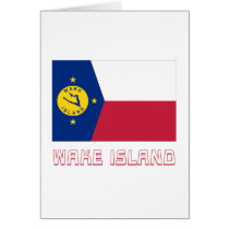 Wake Island Flag with Name cards
