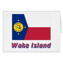 Wake Island Flag with Name cards