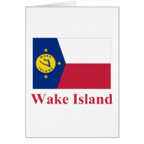 Wake Island Flag with Name cards