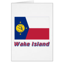 Wake Island Flag with Name cards