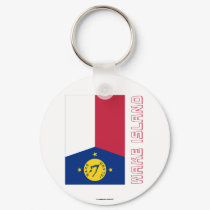 Wake Island Flag with Name keychains by Vexillophile Wake Island Flag with Name keychains