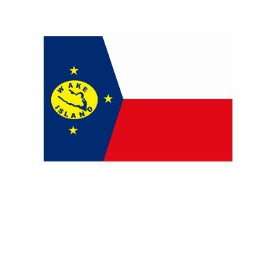 Wake Islands Flag T-shirt by FlagTshirts