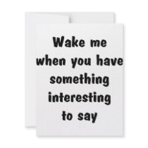 Wake me personalized announcements