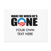 WAKE ME WHEN HE'S GONE POSTCARDS