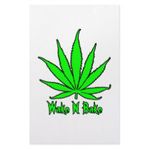 Wake N Bake stationery