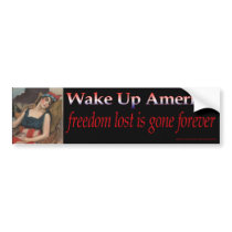 Wake Up America Bumper Stickers