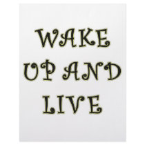 Wake Up And Live letterhead
