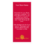 Wake Up and Live Full Color Rack Card