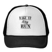 Wake Up and Run Mesh Hat