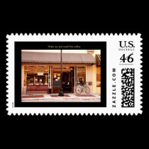 Wake up and smell the coffee postage