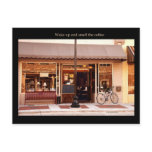 Wake up and smell the coffee postcard