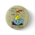 WAKE UP buttons by lunadaisy WAKE UP buttons