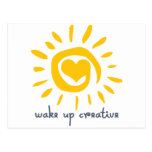 Wake up Creative Post Cards