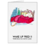 WAKE UP FRED CARD