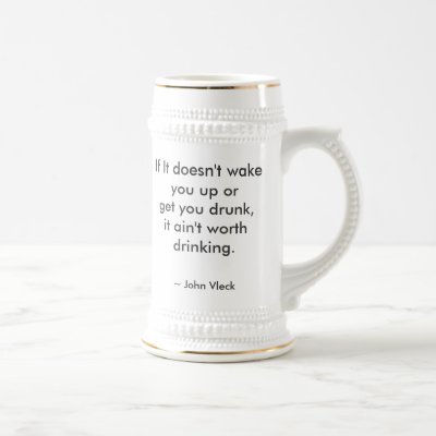 Wake up, get drunk beer stein Mug by johnvleck