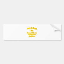 Wake Up Happy ... Sleep With Aerospace Engineer Bumper Stickers