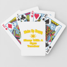 Wake Up Happy ... Sleep With Gym Teacher Poker Deck