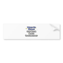 Wake Up Happy .. Sleep With Med Transcriptionist Bumper Stickers