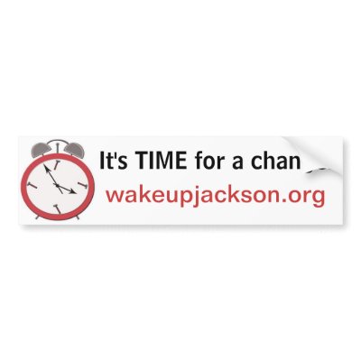 WAKE UP JACKSON Bumper sticker by wakeupjackson