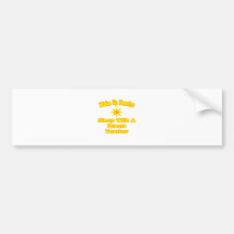 Wake Up Smarter ... Sleep With Drama Teacher Bumper Sticker