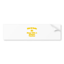 Wake Up Smarter ... Sleep With German Teacher Bumper Sticker