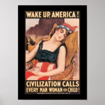 Wake Up World War II Posters