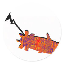 Wakeboard All Prizes Round Sticker