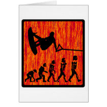 wakeboard always progression greeting card