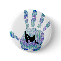 Wakeboard Baja Sourced Pinback Button