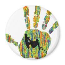 Wakeboard Big Hands Magnet