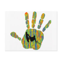 Wakeboard Big Hands Postcards