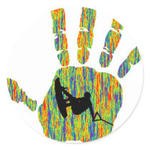 Wakeboard Big Hands Stickers