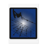Wakeboard Blue Blazed postcards