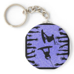 Wakeboard Double Hitch Keychains