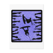 Wakeboard Double Hitch Postcards