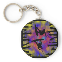 Wakeboard double UP Keychain