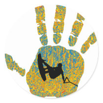 Wakeboard First Shaker Round Sticker