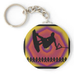Wakeboard Funny Handle Key Chain