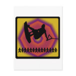 Wakeboard Funny Handle postcards