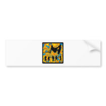 Wakeboard Gone Rockin Bumper Stickers