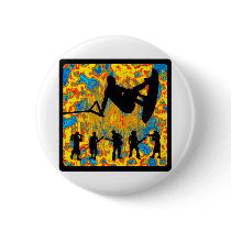 Wakeboard Gone Rockin Pinback Buttons