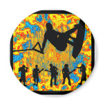 Wakeboard Gone Rockin magnets