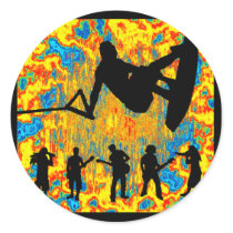 Wakeboard Gone Rockin Stickers
